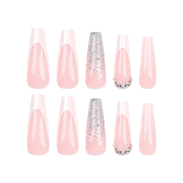 12 Sizes-24 Pcs Press On Nails JP3079