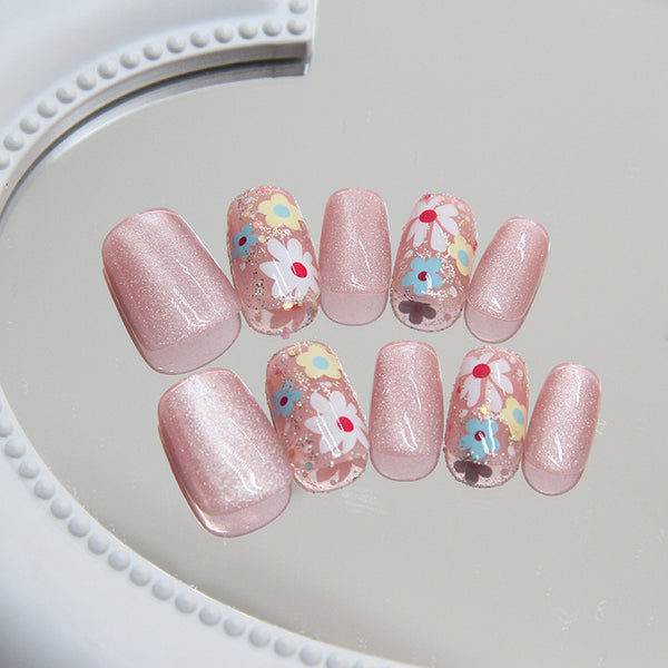 12 Sizes-24 Pcs Press On Nails MY039
