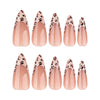 12 Sizes-24 Pcs Press On Nails JP4035
