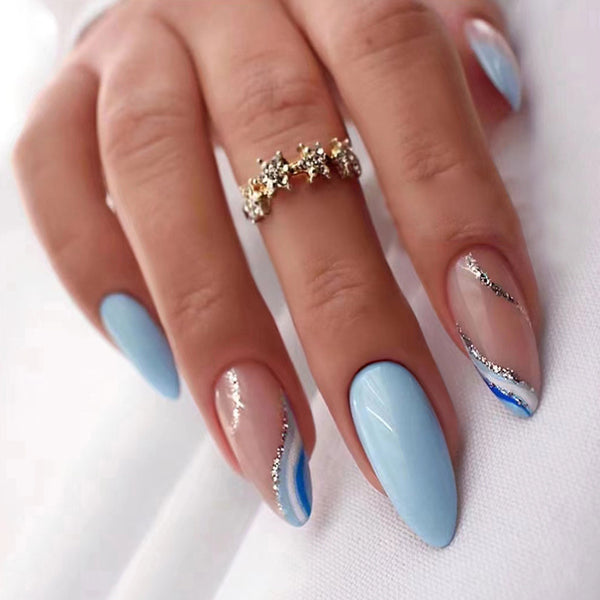 12 Sizes-24 Pcs Press On Nails W339