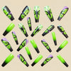 12 Sizes-24 Pcs Press On Nails Y750