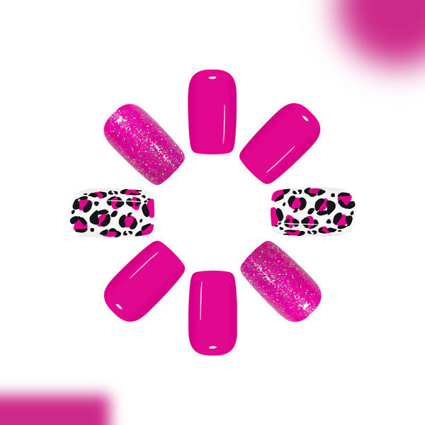 12 Sizes-24 Pcs Press On Nails C1248