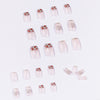 12 Sizes-24 Pcs Press On Nails JP1050