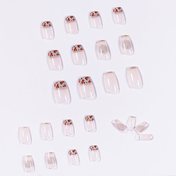 12 Sizes-24 Pcs Press On Nails JP1050