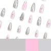 12 Sizes-24 Pcs Press On Nails JP2822