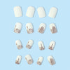 12 Sizes-24 Pcs Press On Nails Y030