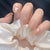 12 Sizes-24 Pcs Press On Nails JP1027