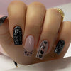 12 Sizes-24 Pcs Press On Nails W1286