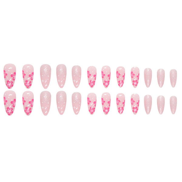 12 Sizes-24 Pcs Press On Nails W884