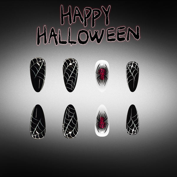 12 Sizes-24 Pcs Press On Nails C2029