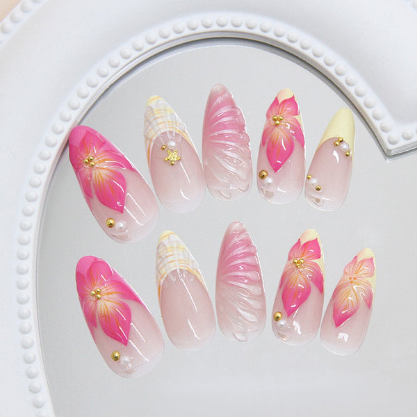 12 Sizes-24 Pcs Press On Nails Z1098
