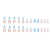 12 Sizes-24 Pcs Press On Nails Z1100