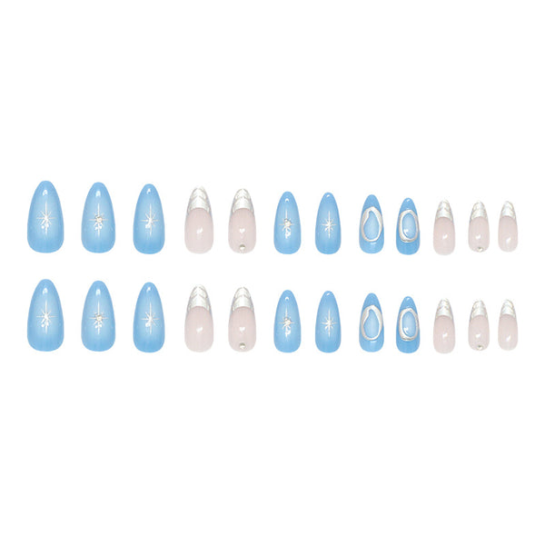 12 Sizes-24 Pcs Press On Nails Z1041