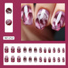12 Sizes-24 Pcs Press On Nails W1252
