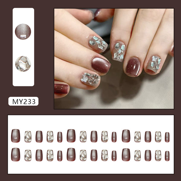 15 Sizes-30 PcsPress On Nails My233