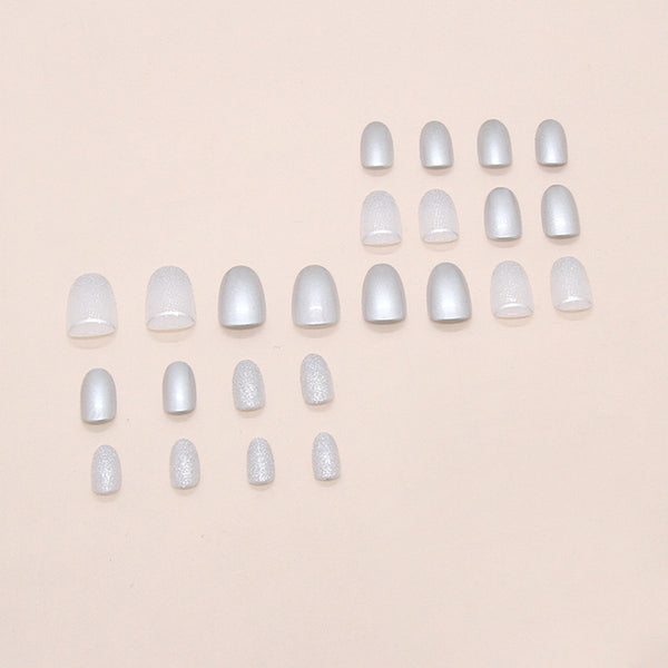 12 Sizes-24 Pcs Press On Nails W1918