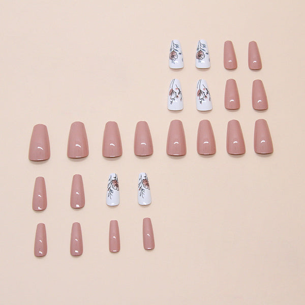 12 Sizes-24 Pcs Press On Nails W1832
