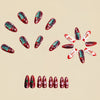 12 Sizes-24 Pcs Press On Nails Y1240