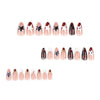 12 Sizes-24 Pcs Press On Nails JP4093