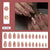 12 Sizes-24 Pcs Press On Nails W1998