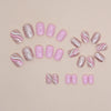 12 Sizes-24 Pcs Press On Nails W1281