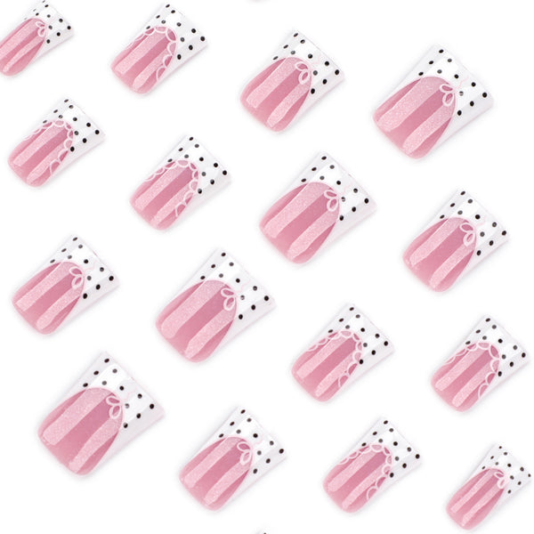 12 Sizes-24 Pcs Press On Nails JP4293