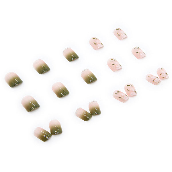 12 Sizes-24 Pcs Press On Nails Z315