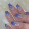 Blue Medium Press on Nails