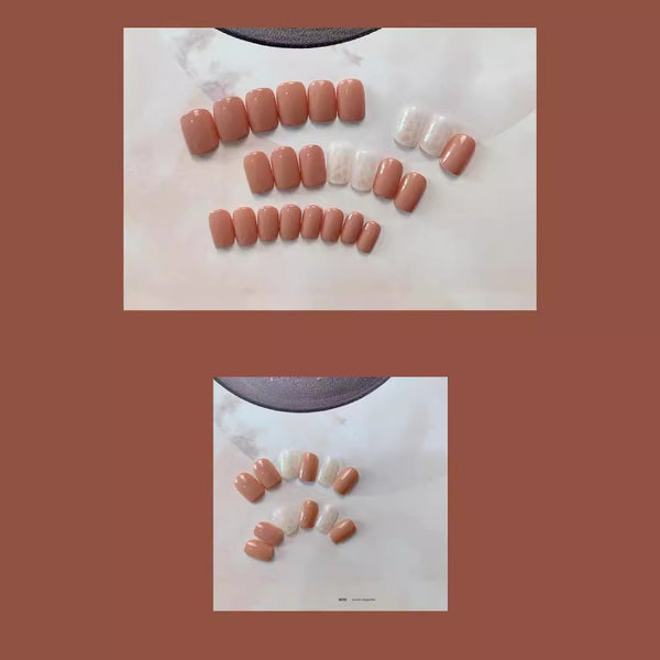 12 Sizes-24 Pcs Press On Nails JP677