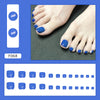 12 Sizes-24 Pcs Press On Nails F068