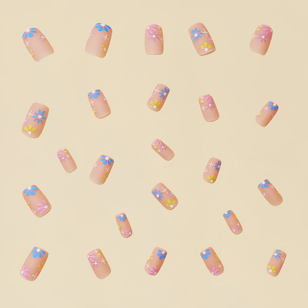 12 Sizes-24 Pcs Press On Nails Y119