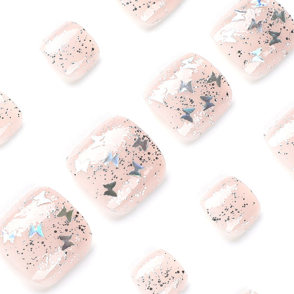 12 Sizes-24 Pcs Press On Nails JP2434