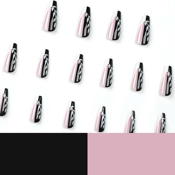 12 Sizes-24 Pcs Press On Nails JP2726