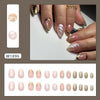 12 Sizes-24 Pcs Press On Nails W1896