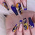 12 Sizes-24 Pcs Press On Nails Y1851