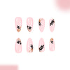 12 Sizes-24 Pcs Press On Nails C1145