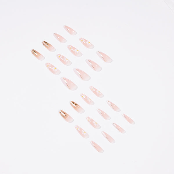 12 Sizes-24 Pcs Press On Nails JP1426