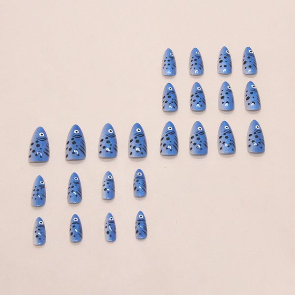 12 Sizes-24 PcsPress On Nails W2046