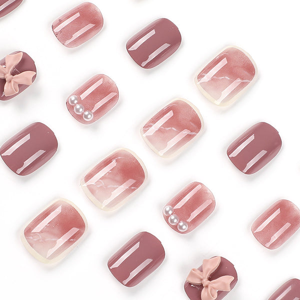 12 Sizes-24 Pcs Press On Nails JP1116
