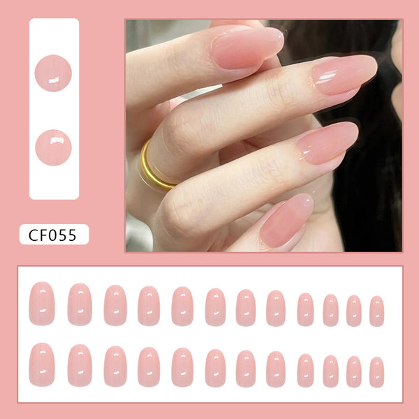 12 Sizes-24 Pcs Press On Nails CF055