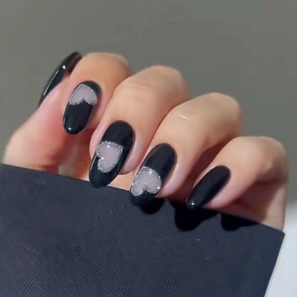 12 Sizes-24 Pcs Press On Nails W1512