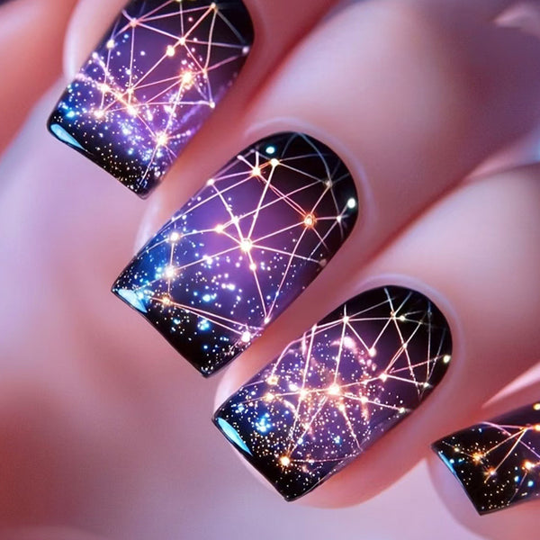 12 Sizes-24 Pcs Press On Nails W1983