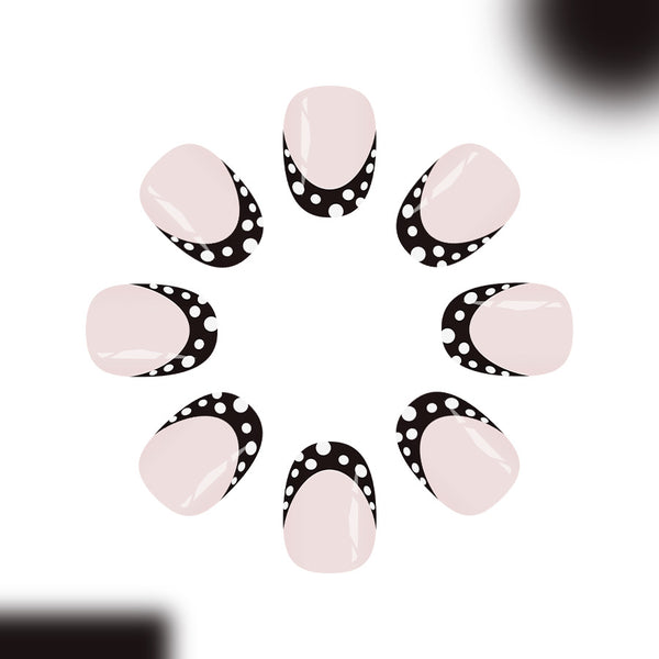 12 Sizes-24 Pcs Press On Nails C1411