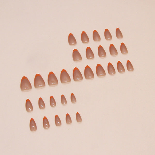 12 Sizes-24 Pcs Press On Nails W1617
