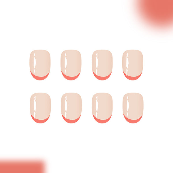 12 Sizes-24 Pcs Press On Nails C1027