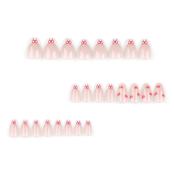 12 Sizes-24 Pcs Press On Nails JP3121