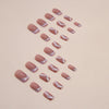 12 Sizes-24 Pcs Press On Nails W1359