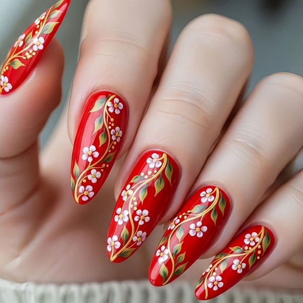 12 Sizes-24 Pcs Press On Nails Y1601