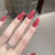 12 Sizes-24 Pcs Press On Nails CF053