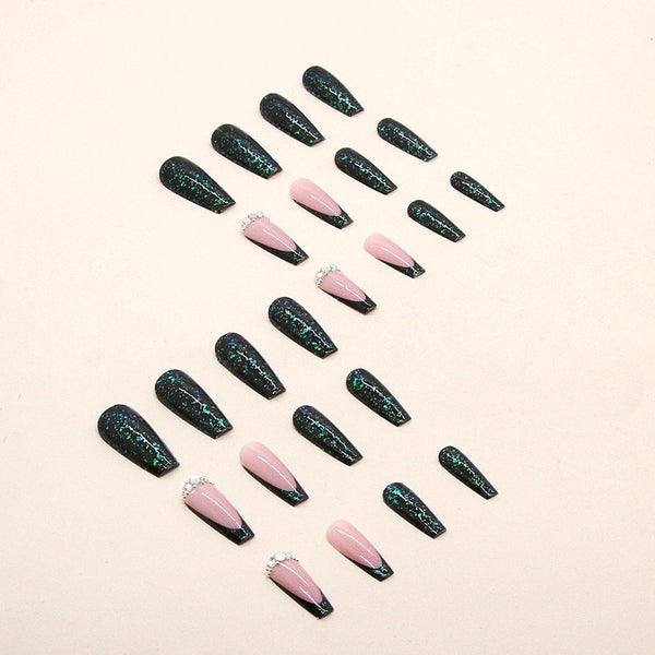 12 Sizes-24 Pcs Press On Nails Z631